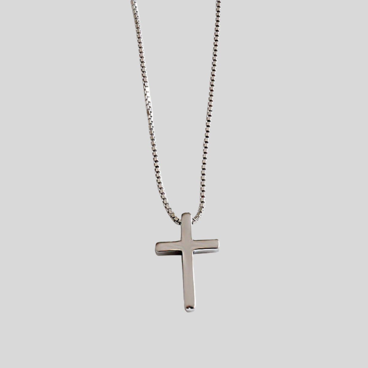Alabaster Cross Necklace
