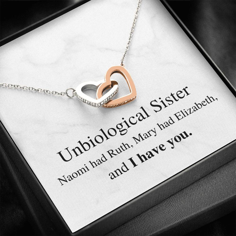 To My Unbiological Sister - Gift For Best Friend - Love Knot Necklace -  Celeste Jewel