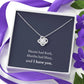 Sisters In Christ - (Navy) Necklace